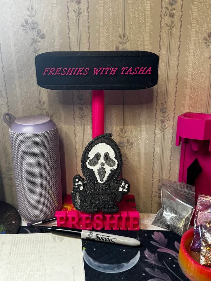 Handmade Ghostface freshie